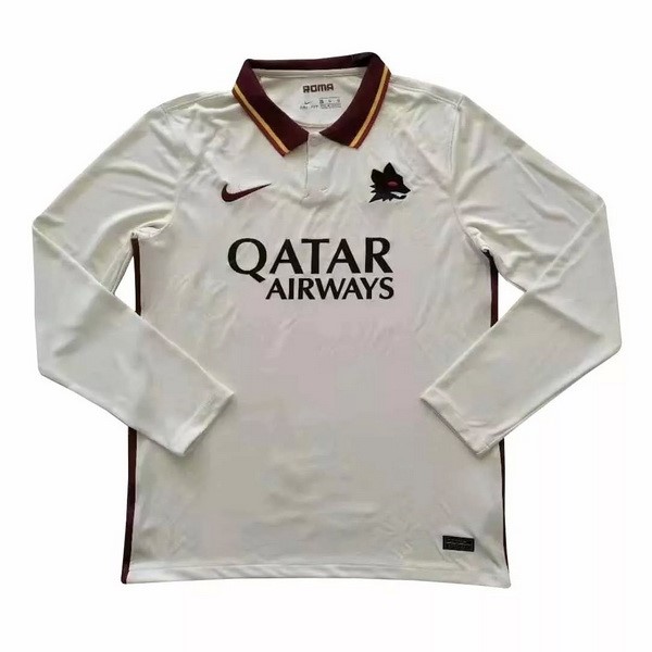 Thailandia Maglia As Roma Away ML 20/21 Bianco